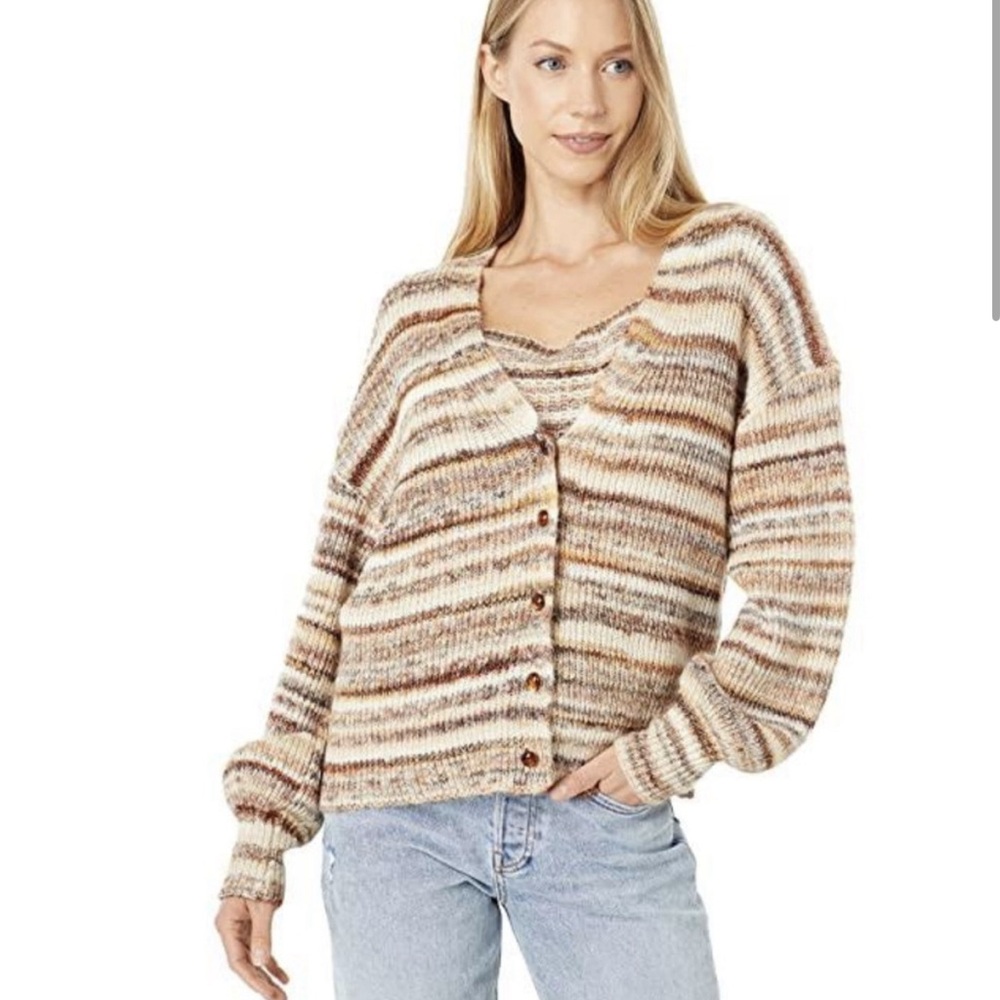 Heartloom Bristol Cardigan Sweater Set in Dune Size Small